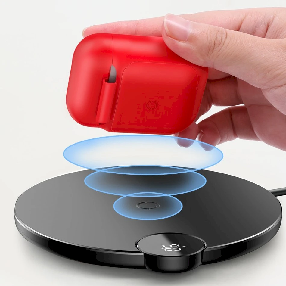 Dėklas Baseus (WIAPPOD-09) AirPods 2/AirPods 1 raudonas