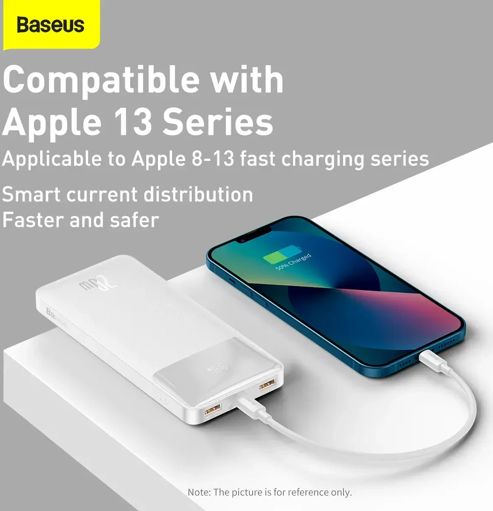„Baseus Bipow Powerbank“, 10 000 mAh, 20 W (ax)