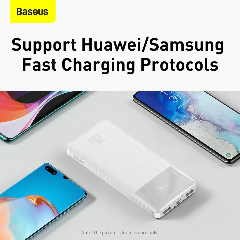 „Baseus Bipow Powerbank“, 10 000 mAh, 20 W (ax)