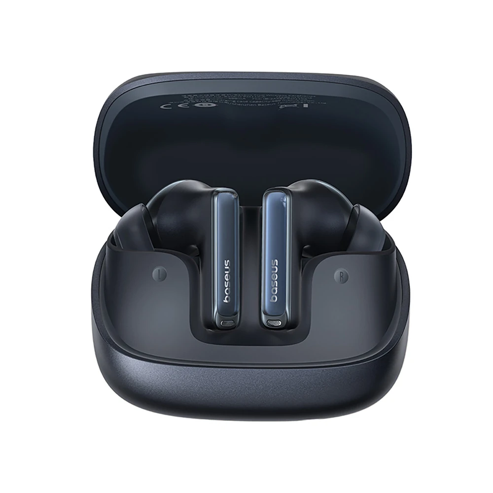Baseus Bowie M2s Ultra TWS Belaidės In-Ear Ausinės su Interactive Screen - Juodas
