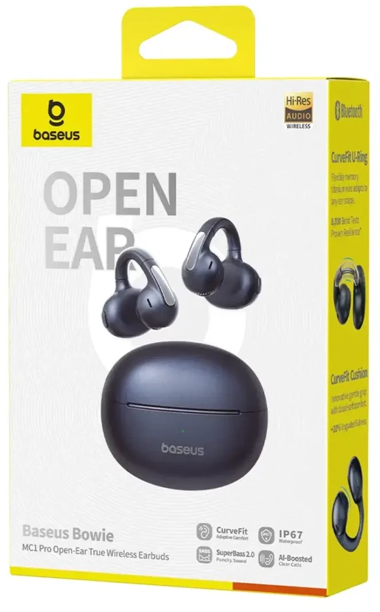 Baseus Bowie MC1 Pro OWS ausinės – juodos