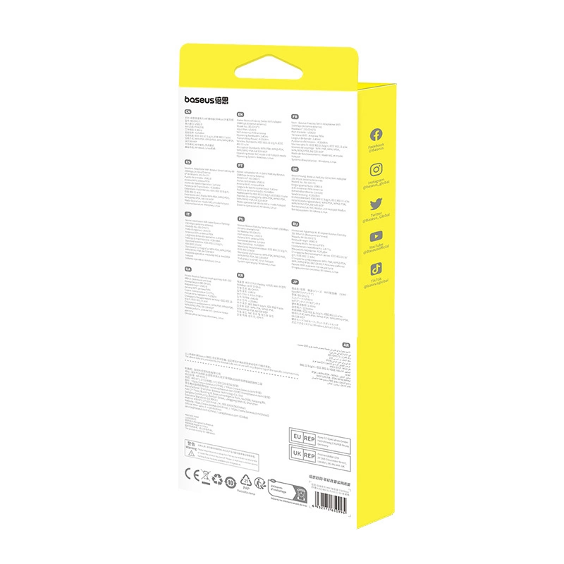 Baseus FastJoy adapteris Wi-Fi 150 Mbps - juodas