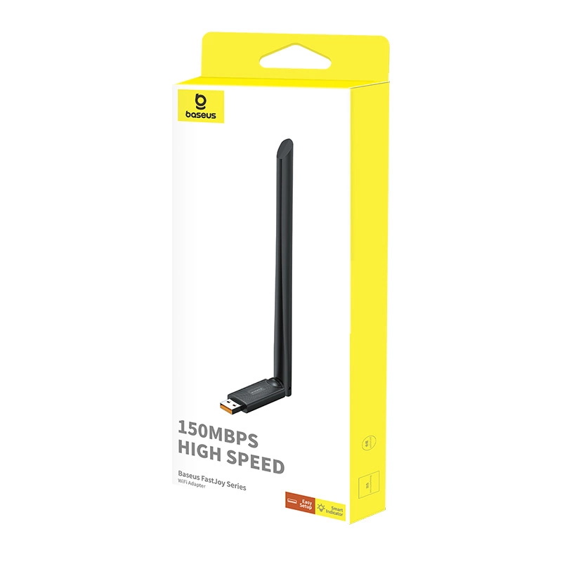 Baseus FastJoy adapteris Wi-Fi 150 Mbps - juodas