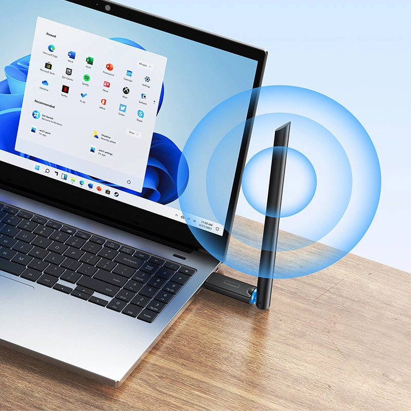 Baseus FastJoy adapteris Wi-Fi 150 Mbps - juodas