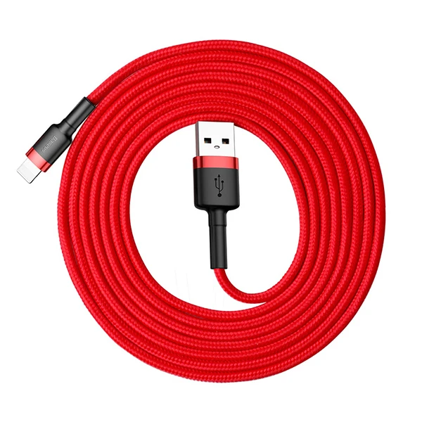 Baseus Cafule kabelis USB - Lightning 2A 3m - Raudonas