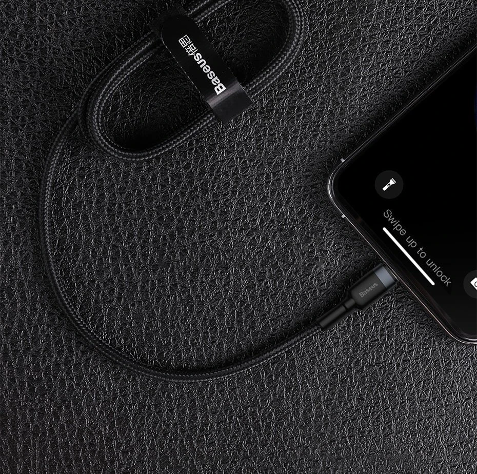 Baseus kabelis USB Type-C - Iphone PD 18W 1m - Pilkas / Juodas
