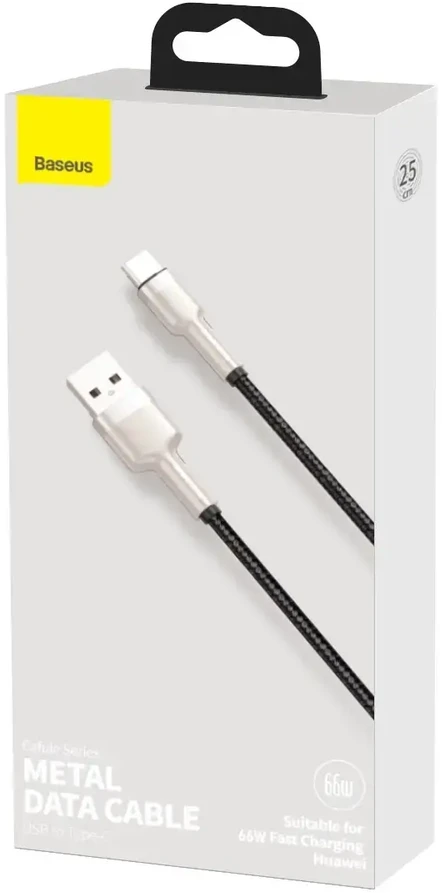 Baseus Cafule USB - USB-C laidas 66W 0.25m - Juodas