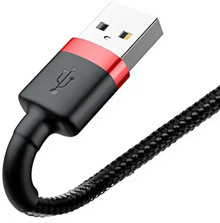 Baseus Cafule duomenų perdavimo ir įkrovimo kabelis | USB-A į Lightning | 12W | 1m | juodas