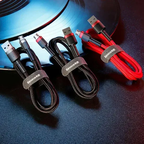 Baseus USB micro kab. Cafule CAMKLF-BG1 Juodas