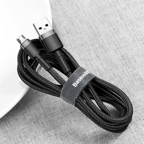Baseus USB micro kab. Cafule CAMKLF-BG1 Juodas