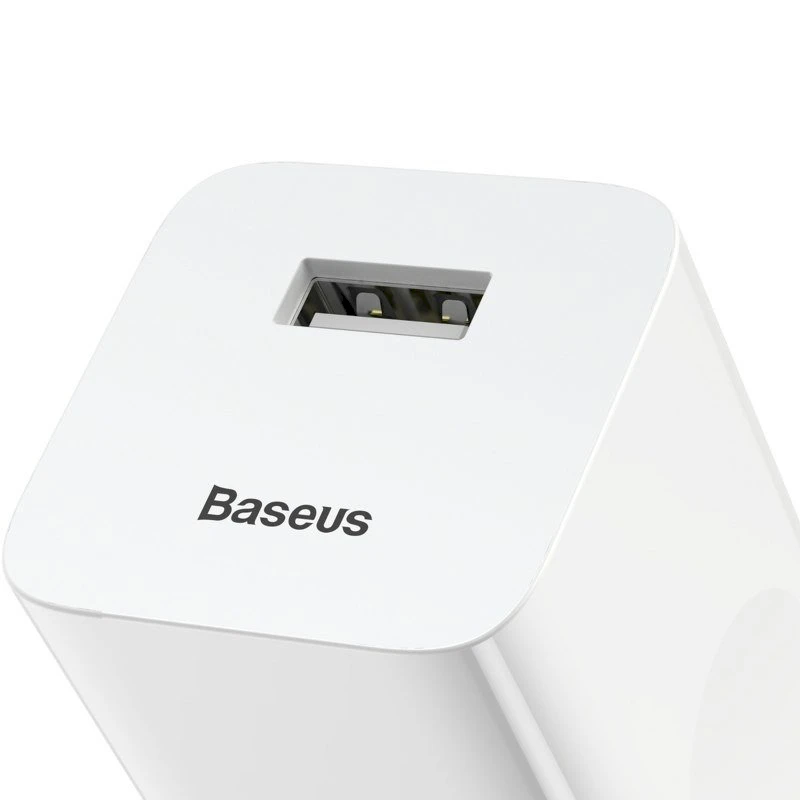 Charger Baseus CCALL-BX02 (USB 3.0, baltos spalvos)