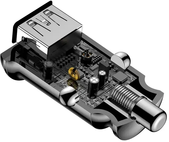 Baseus CCALL-ML01 Automobilinis įkroviklis | 15.5W | USB-A | juodas