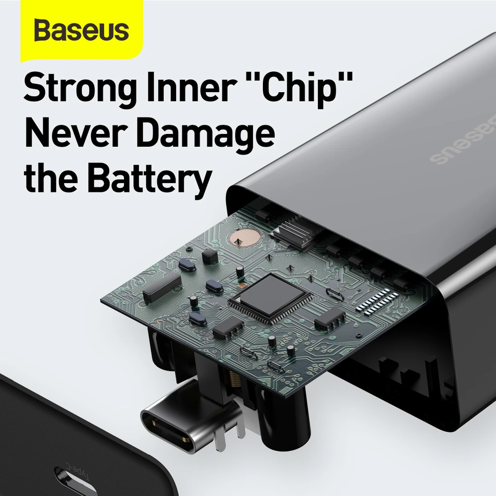 Baseus Speed Mini greitas įkroviklis USB-C PD 3A 20W juodas