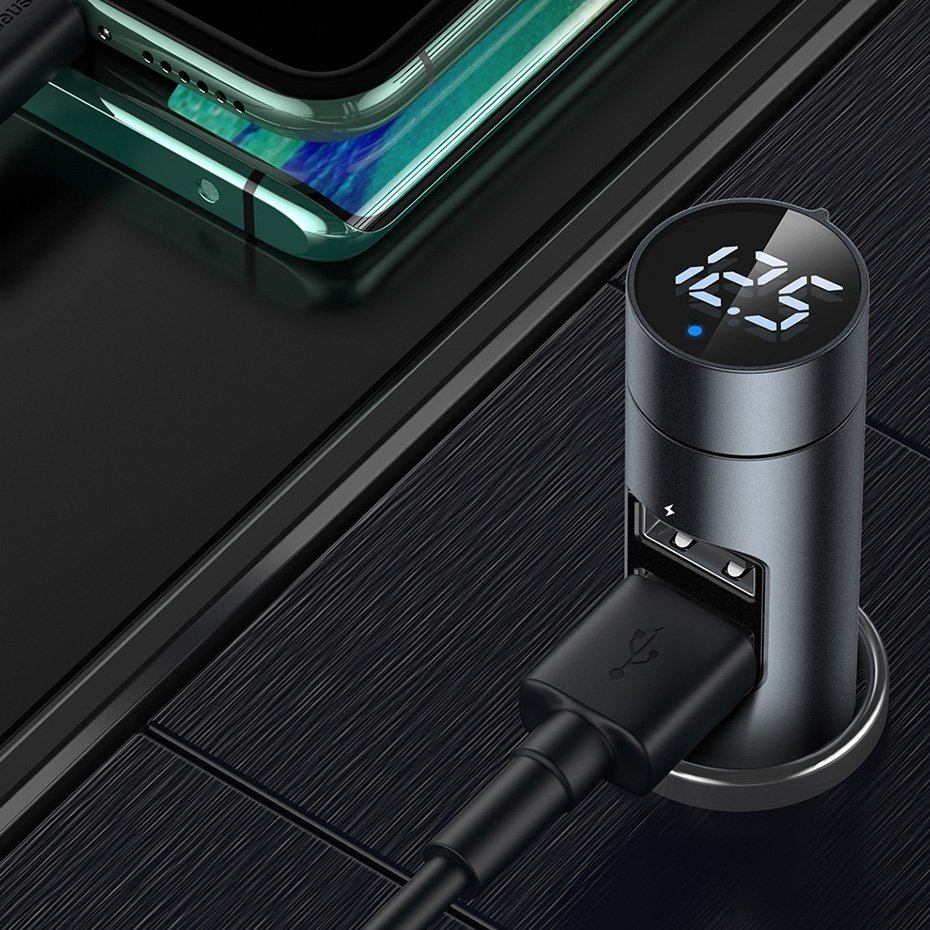 FM moduliatorius Baseus CCTM-B01 2xUSB