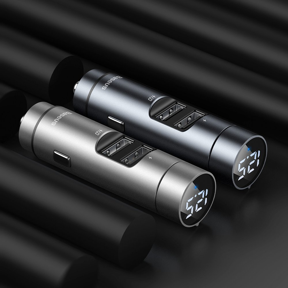 FM moduliatorius Baseus CCTM-B01 2xUSB