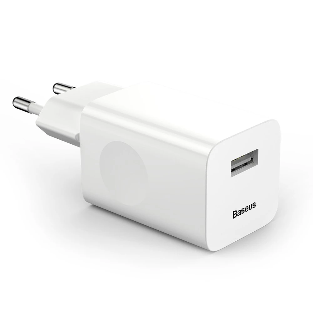 Charger Baseus CCALL-BX02 (USB 3.0, baltos spalvos)