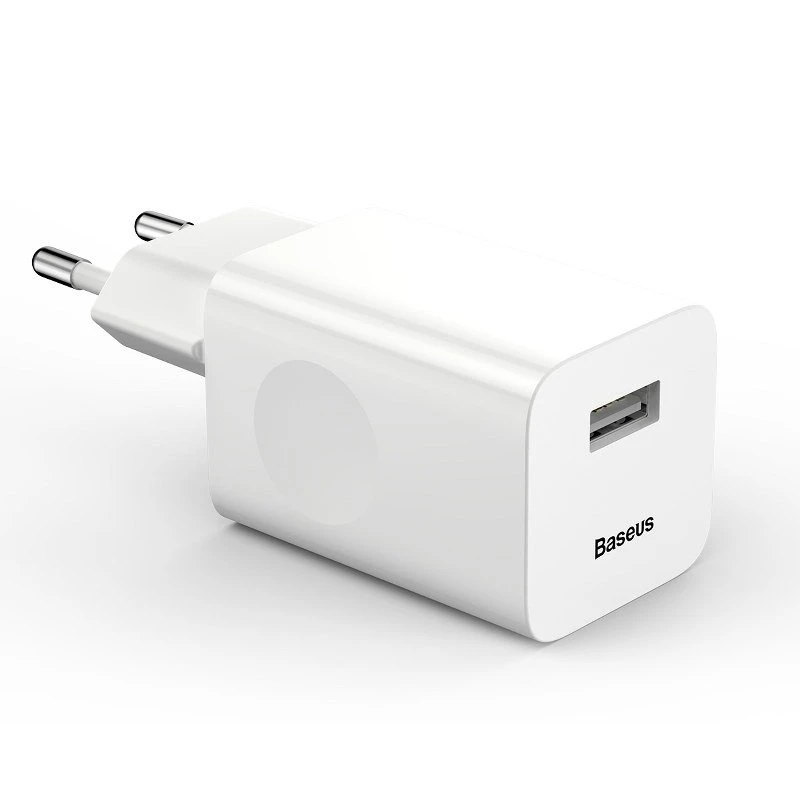 Charger Baseus CCALL-BX02 (USB 3.0, baltos spalvos)
