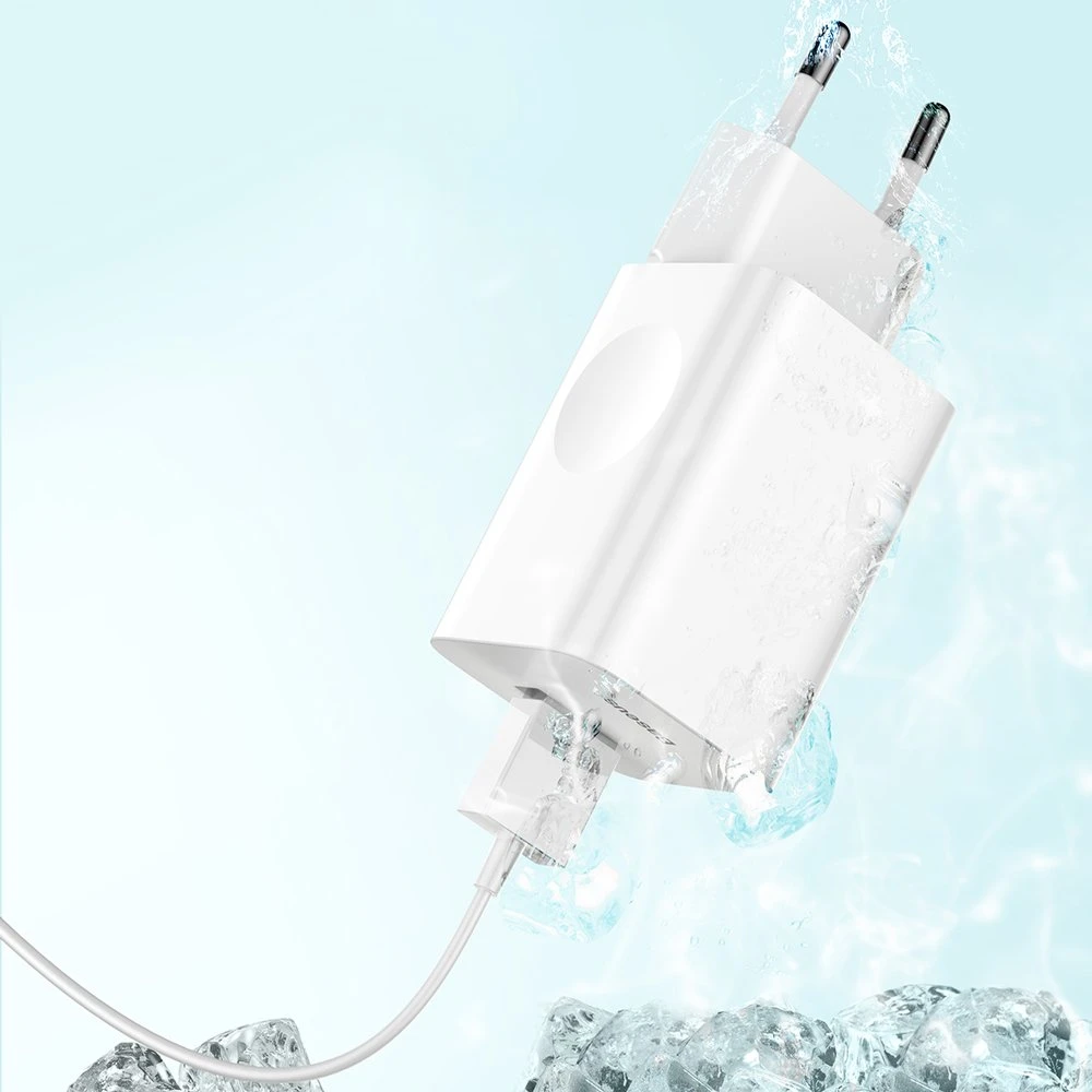 Charger Baseus CCALL-BX02 (USB 3.0, baltos spalvos)