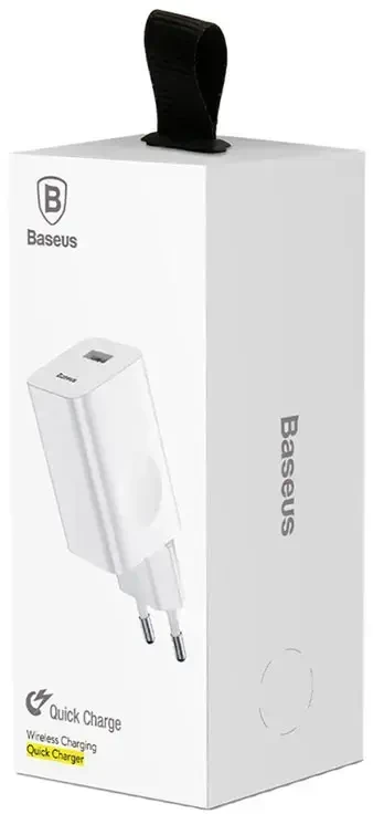 Baseus Kelioninis įkroviklis | Quick Charge 3.0 | USB-A | balta