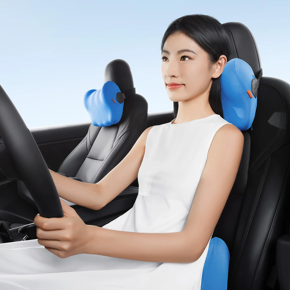 Automobilio aušinimo galvos atrama Clu Baseus ComfortRide serijos automobilis (mėlynas)