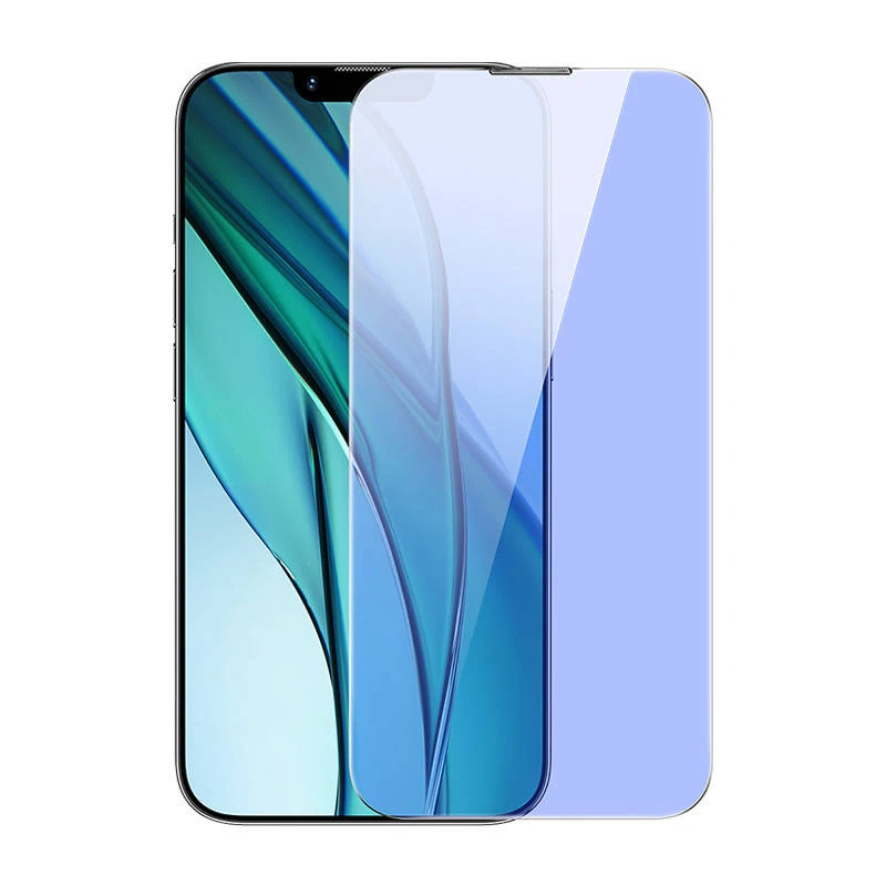 Baseus Crystal Grūdintas apsauginis stikliukas su apsauga nuo mėlynos šviesos ir apsauga nuo dulkių 0.3mm skirtas iPhone 14 Plus/13 Pro Max - 2vnt