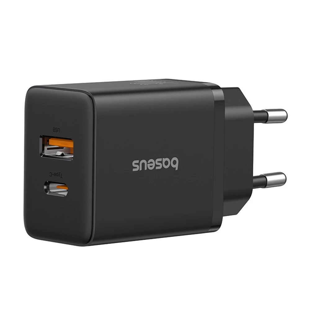 Baseus Cube Pro 30W USB-C USB-A - juoda