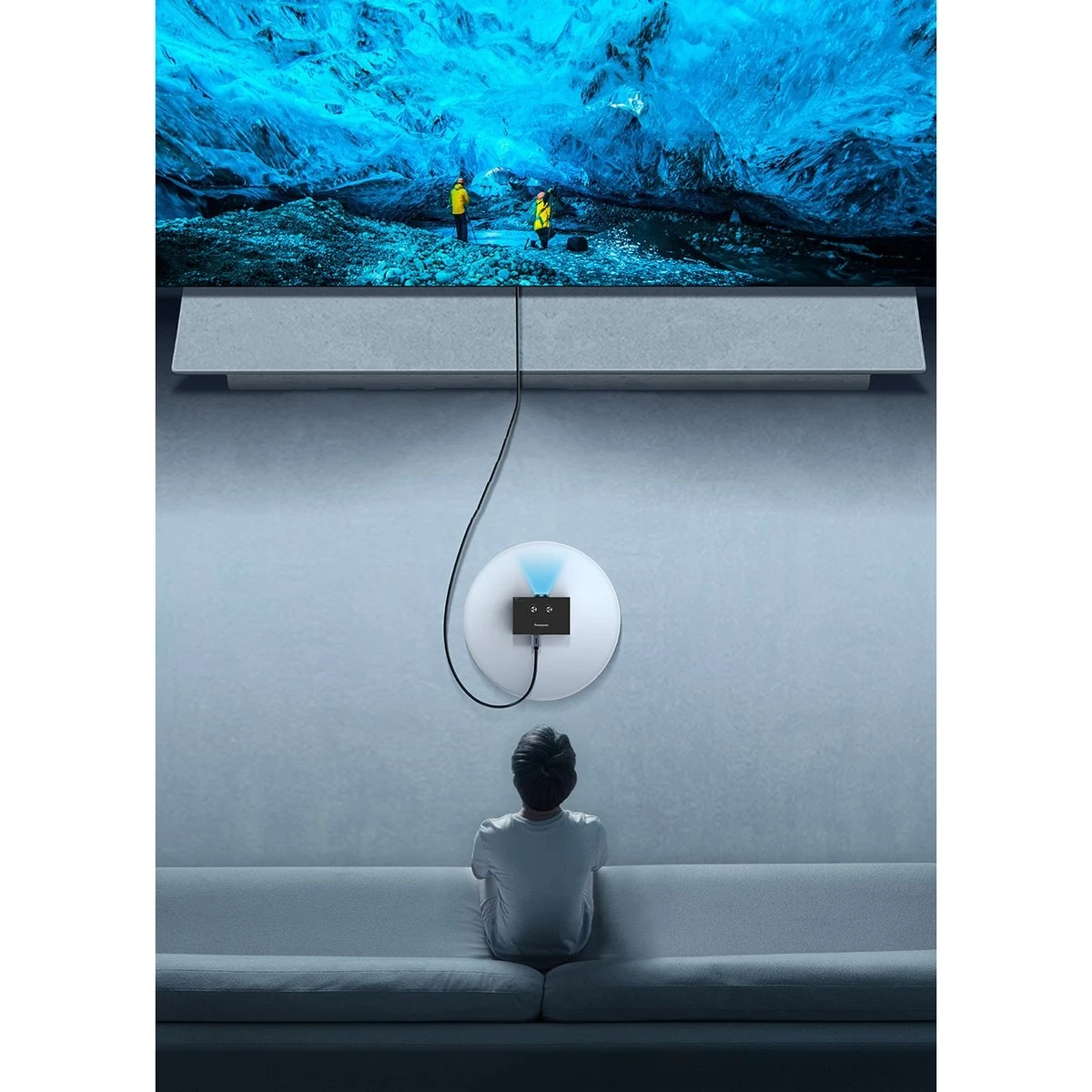 Baseus High Definition serija HDMI kabelis, 8K 1m (fekete)