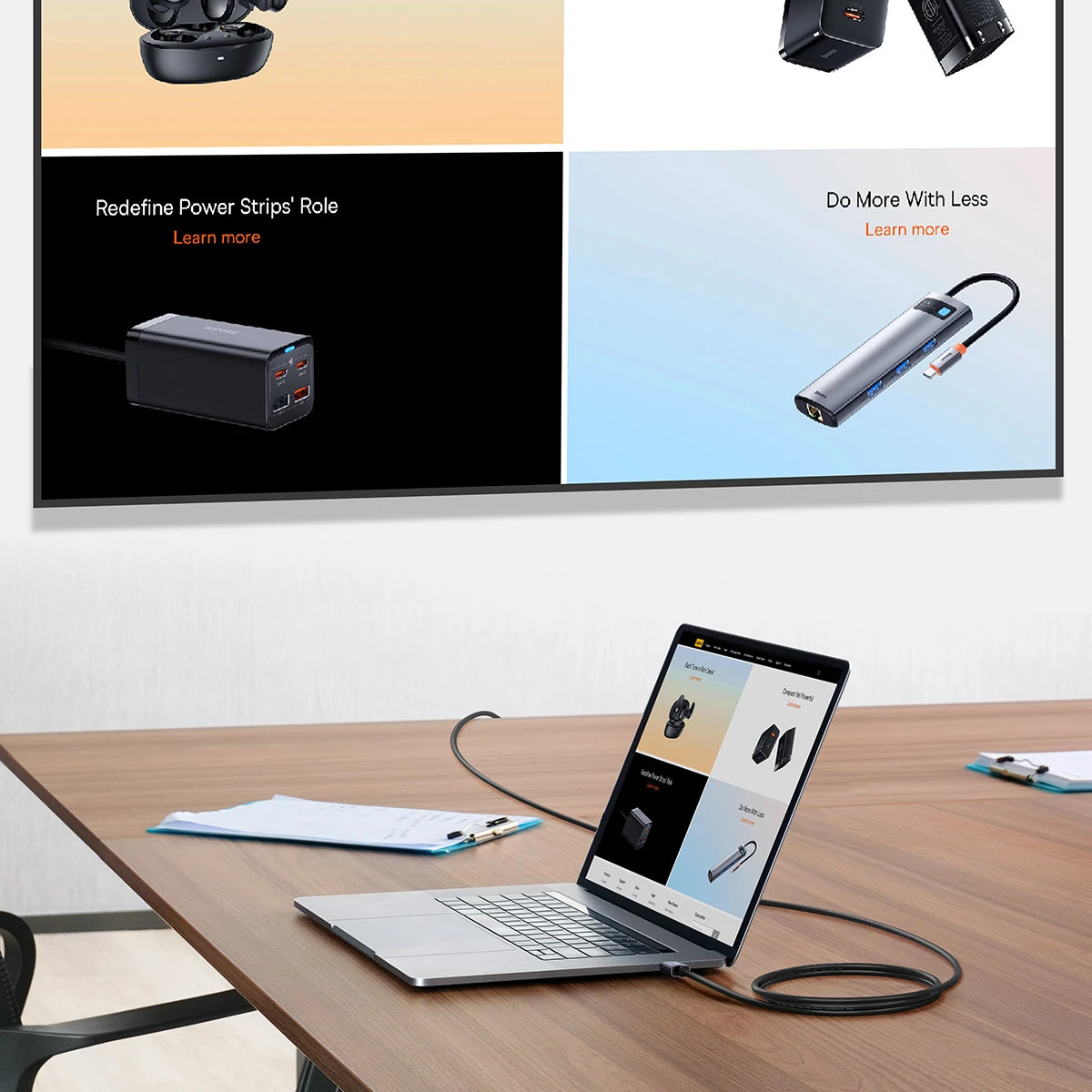 Baseus High Definition serija HDMI kabelis, 8K 1m (fekete)