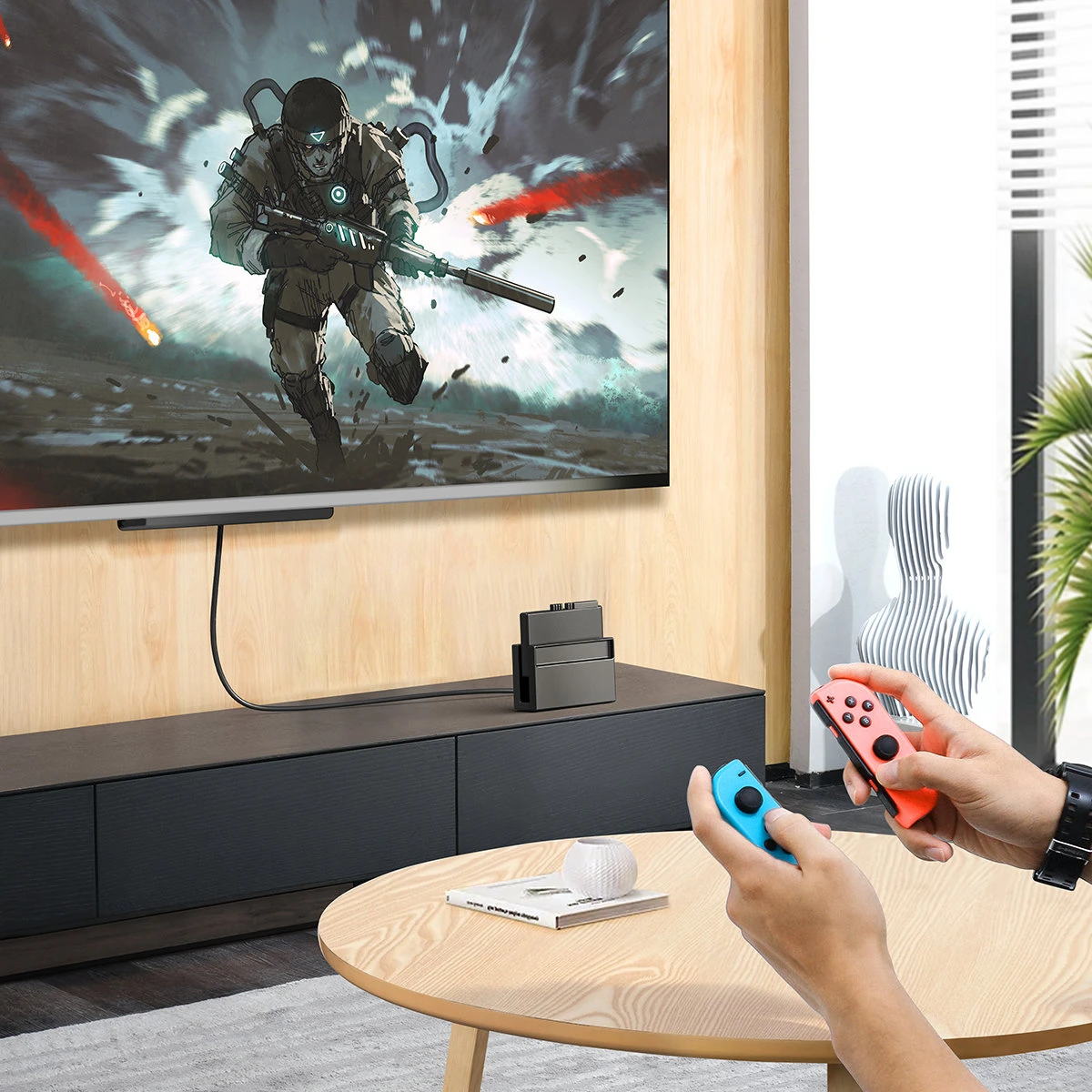 Baseus High Definition serija HDMI kabelis, 8K 1m (fekete)