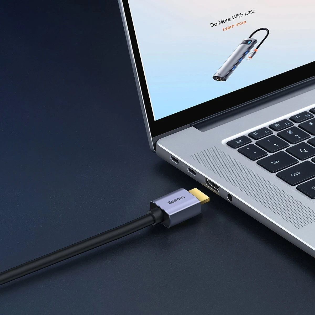 Baseus High Definition serija HDMI kabelis, 8K 1m (fekete)