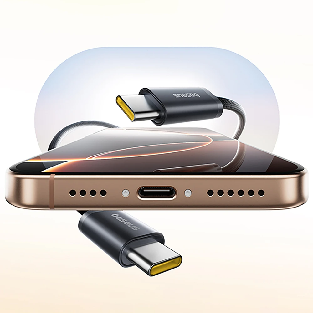 Baseus Dynamic 4 Pro Fast USB-C kabelis - USB-C 100W 1m - Juodas