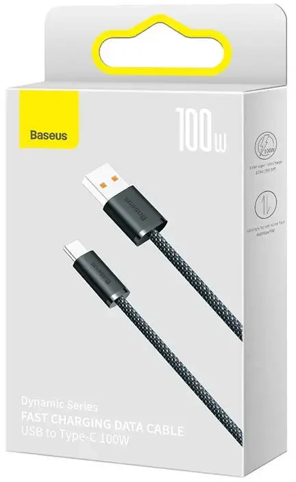 Baseus - Baseus CALD000616 Dynamic Series Fast Charging Data Cable USB - USB-C 100W 1m Gray
