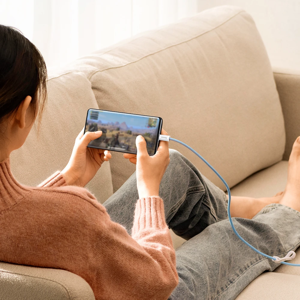 Baseus Dynamic Series USB - USB-C kabelis 100W 1m – Mėlynas