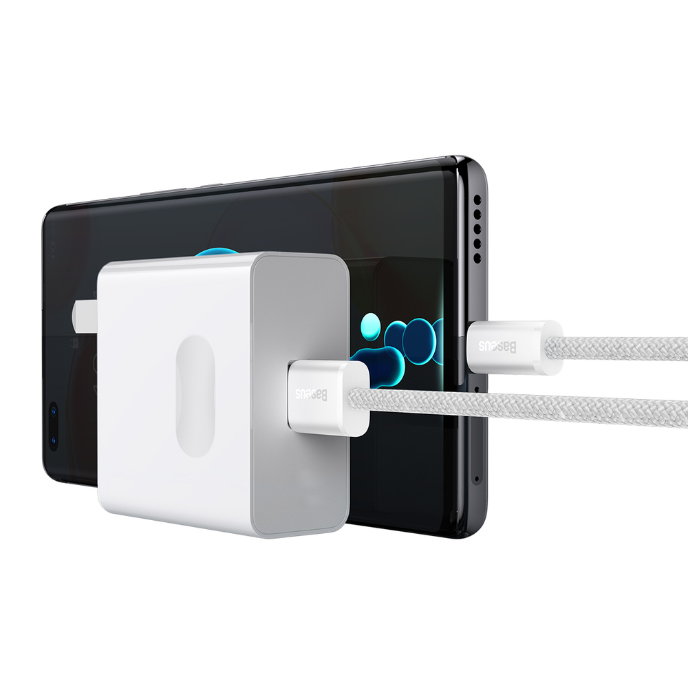 Baseus Dynamic Series USB - USB-C kabelis 100W 1m – Baltas