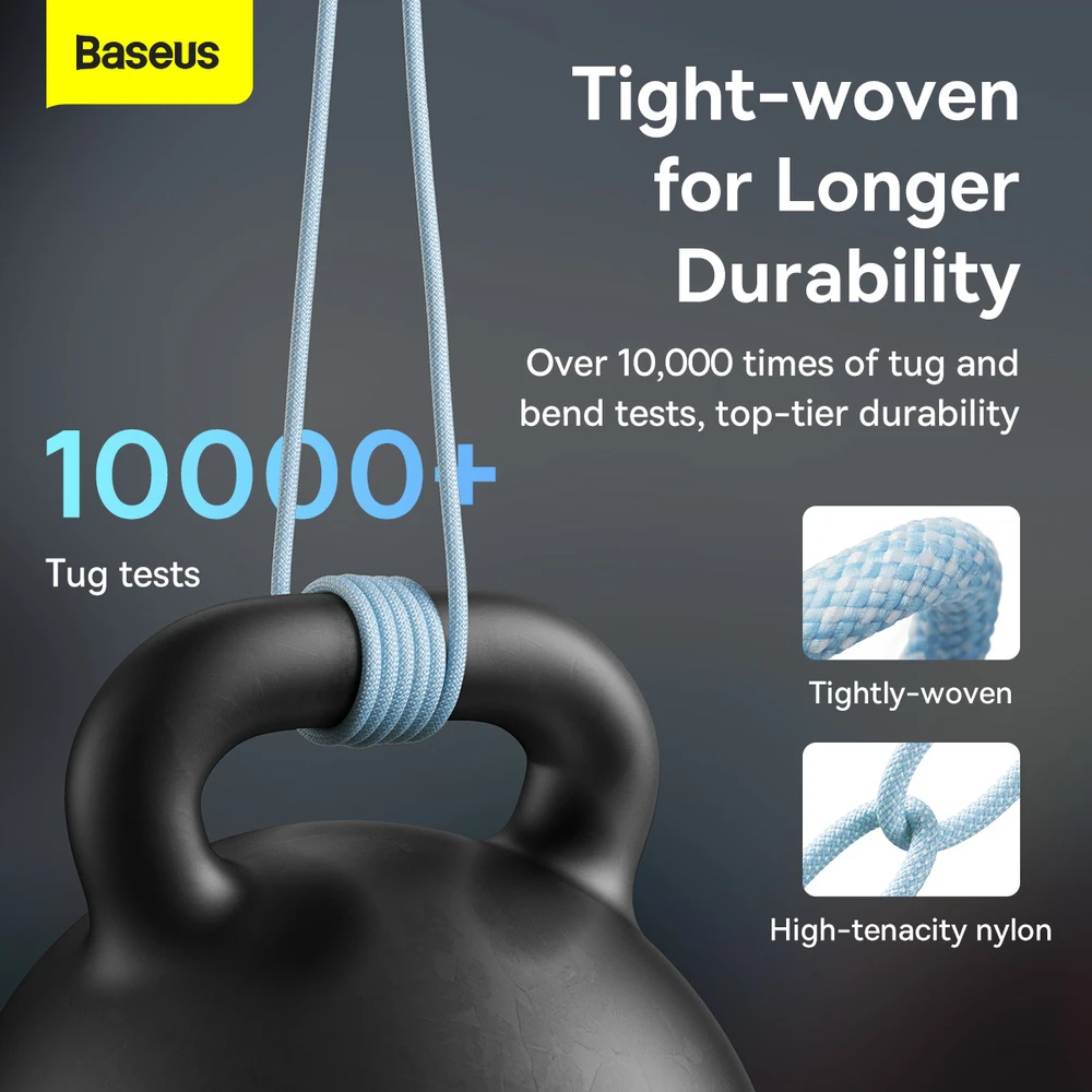 Baseus Dynamic Series USB - USB-C kabelis 100W 1m – Mėlynas