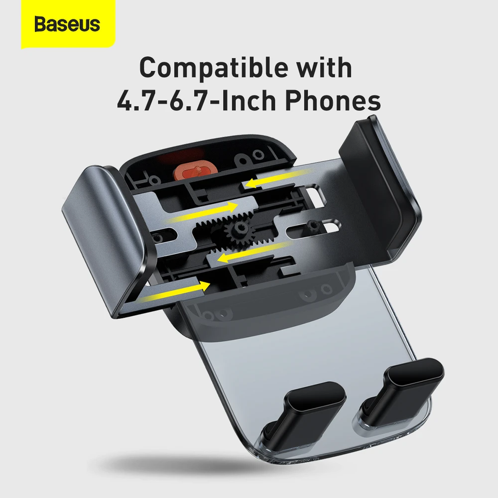 Baseus Easy Control Clamp automobilinis laikiklis - juodas