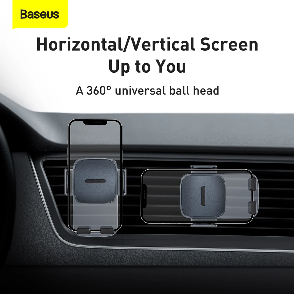 Baseus Easy Control Clamp automobilinis laikiklis - juodas