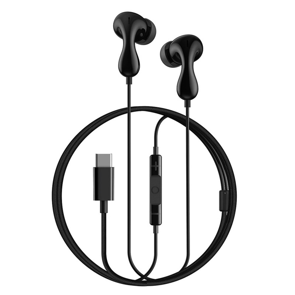 Baseus Encok CZ20 In-Ear su laidu USB-C Ausinės - Juodas