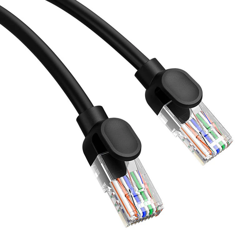 Baseus Ethernet CAT5, 5 m tinklo kabelis (juodas)