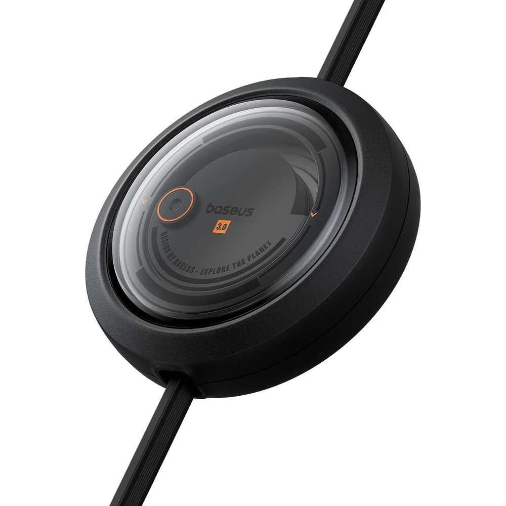 Greito įkrovimo laidas 3in1 Baseus Free2Draw USB-C prie USB-C/Lightning/Micro 100W, 1.1m (juodas)