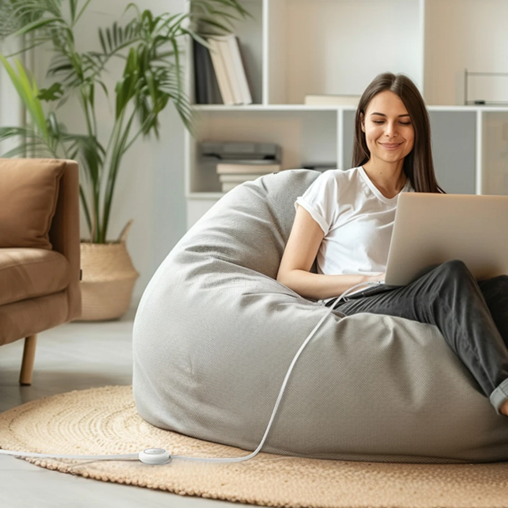 Kabelis Baseus Free2Pull Mini 100W ištraukiamas USB-C - USB-C 2m - balta