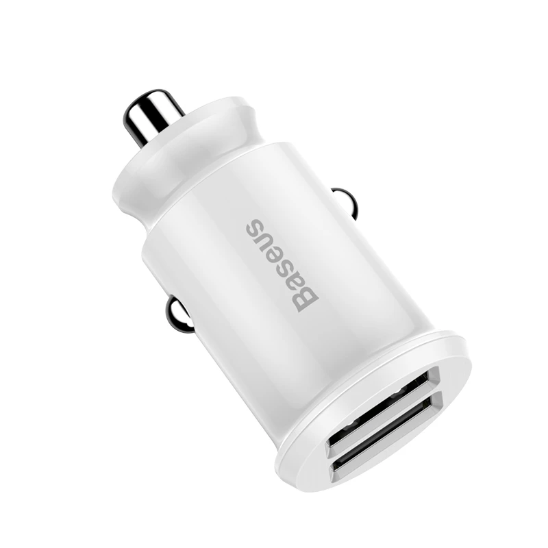 Įkroviklis Baseus Grain 3.1A Baltas