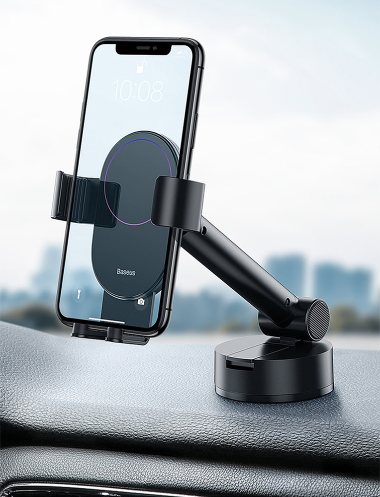 Automobilinis laikiklis Baseus Simpslism - Juodas