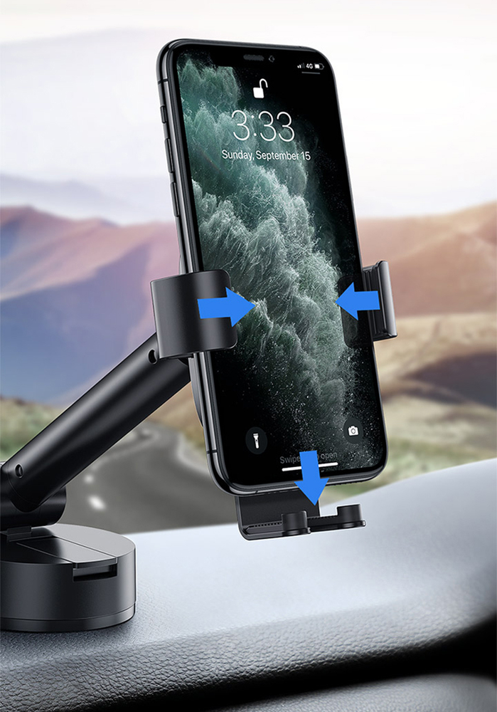 Automobilinis laikiklis Baseus Simpslism - Juodas