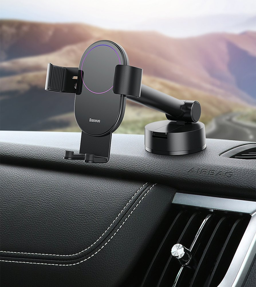 Automobilinis laikiklis Baseus Simpslism - Juodas