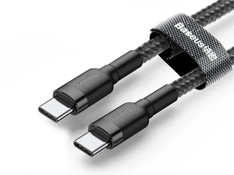 Baseus Cafule kabelis USB-C PD 2.0 QC 3.0 60W 2m - Pilka / Juoda