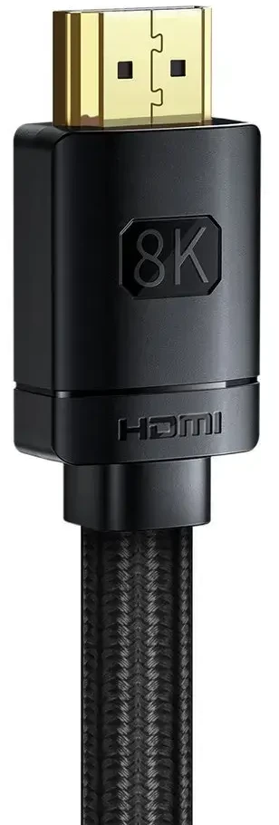 Kabelis HDMI-HDMI kištukai 3.0m (HDMI 2.1) juodas 8K 60Hz 48Gbps / 4K 120Hz, BASEUS