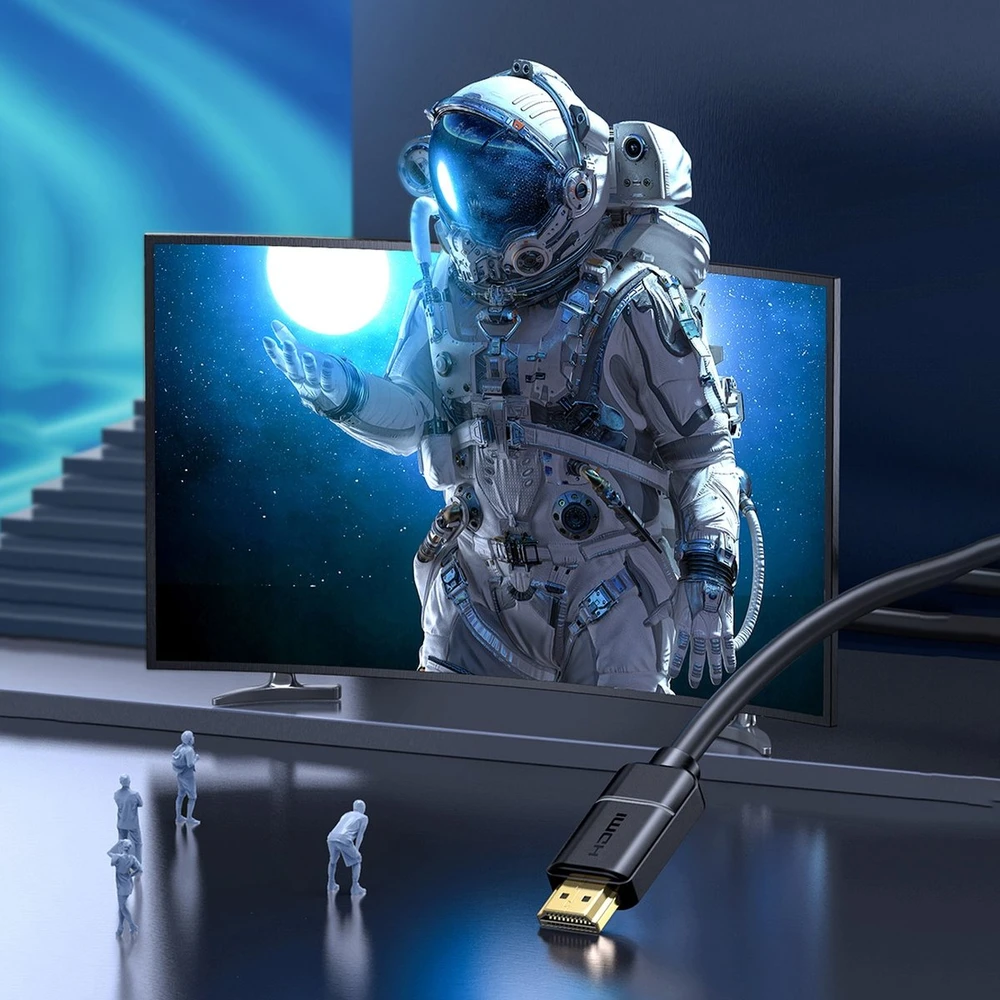 Baseus High Definition Series HDMI 2.0 kabelis 4K 60Hz 0.75m – juodas