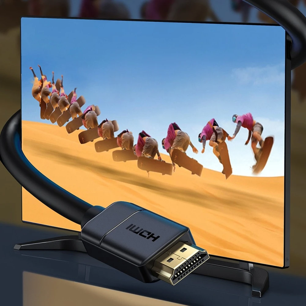 Baseus High Definition Series HDMI 2.0 kabelis 4K 60Hz 0.75m – juodas