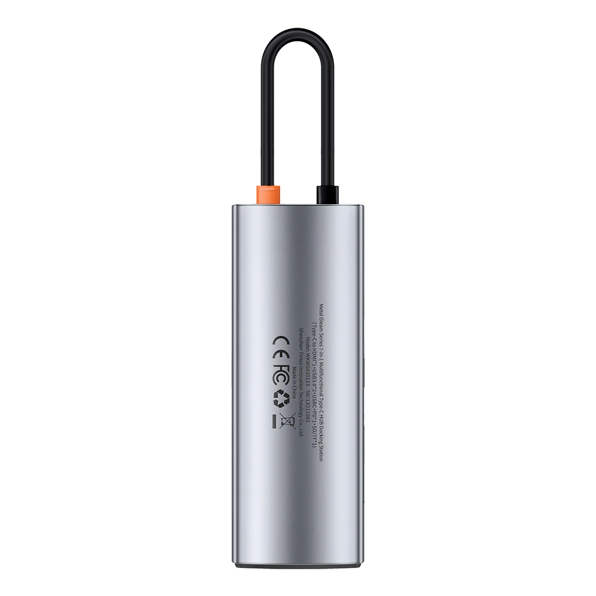 Baseus 7-in-1 USB-C šakotuvas, metalinis korpusas